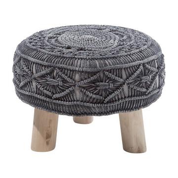 Hocker aus Baumwolle Boho MUNDRA