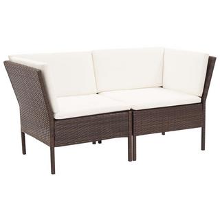 VidaXL Garten-lounge-set poly-rattan  