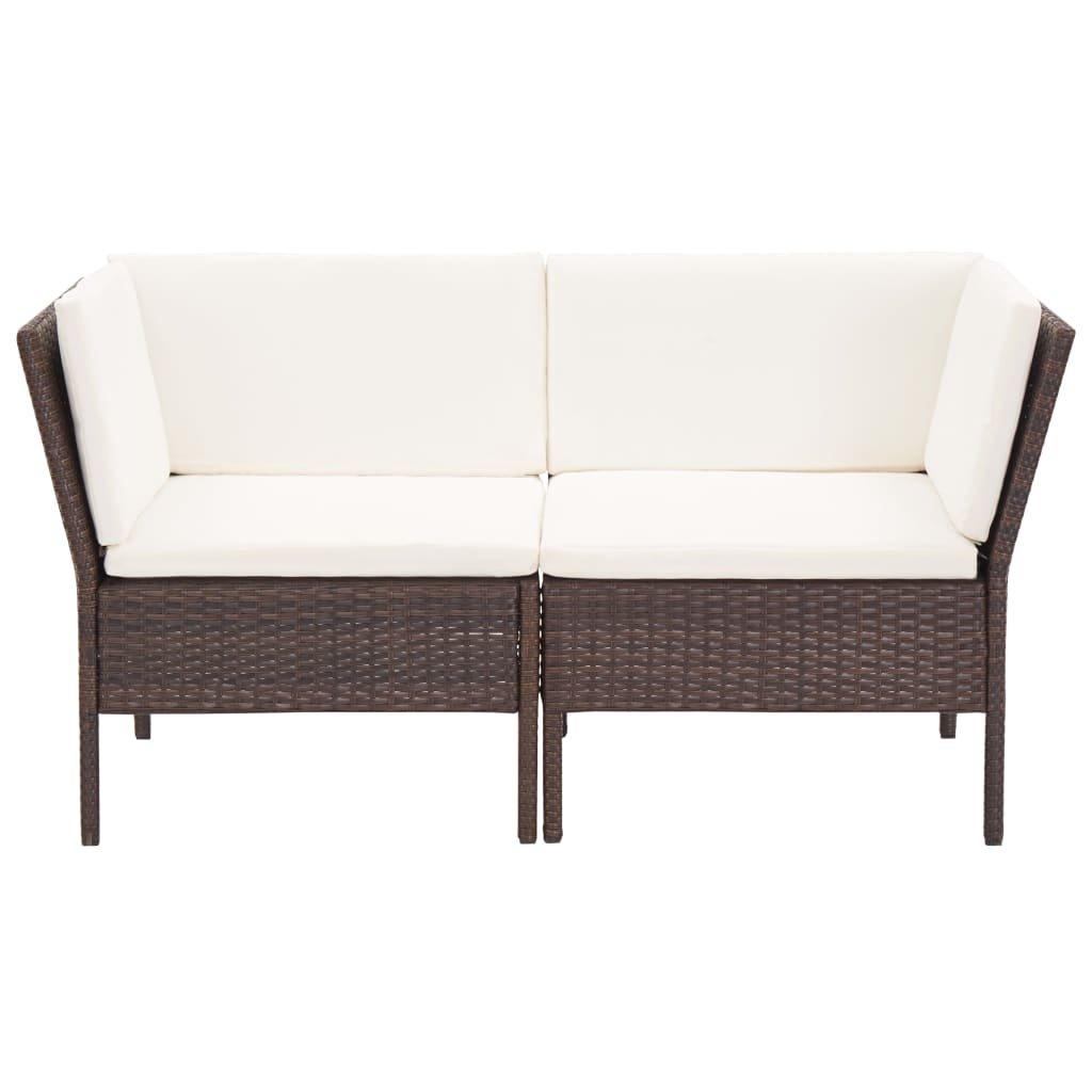 VidaXL Garten-lounge-set poly-rattan  