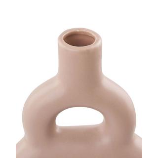 Beliani Vase à fleurs en Porcelaine Moderne KOZANI  