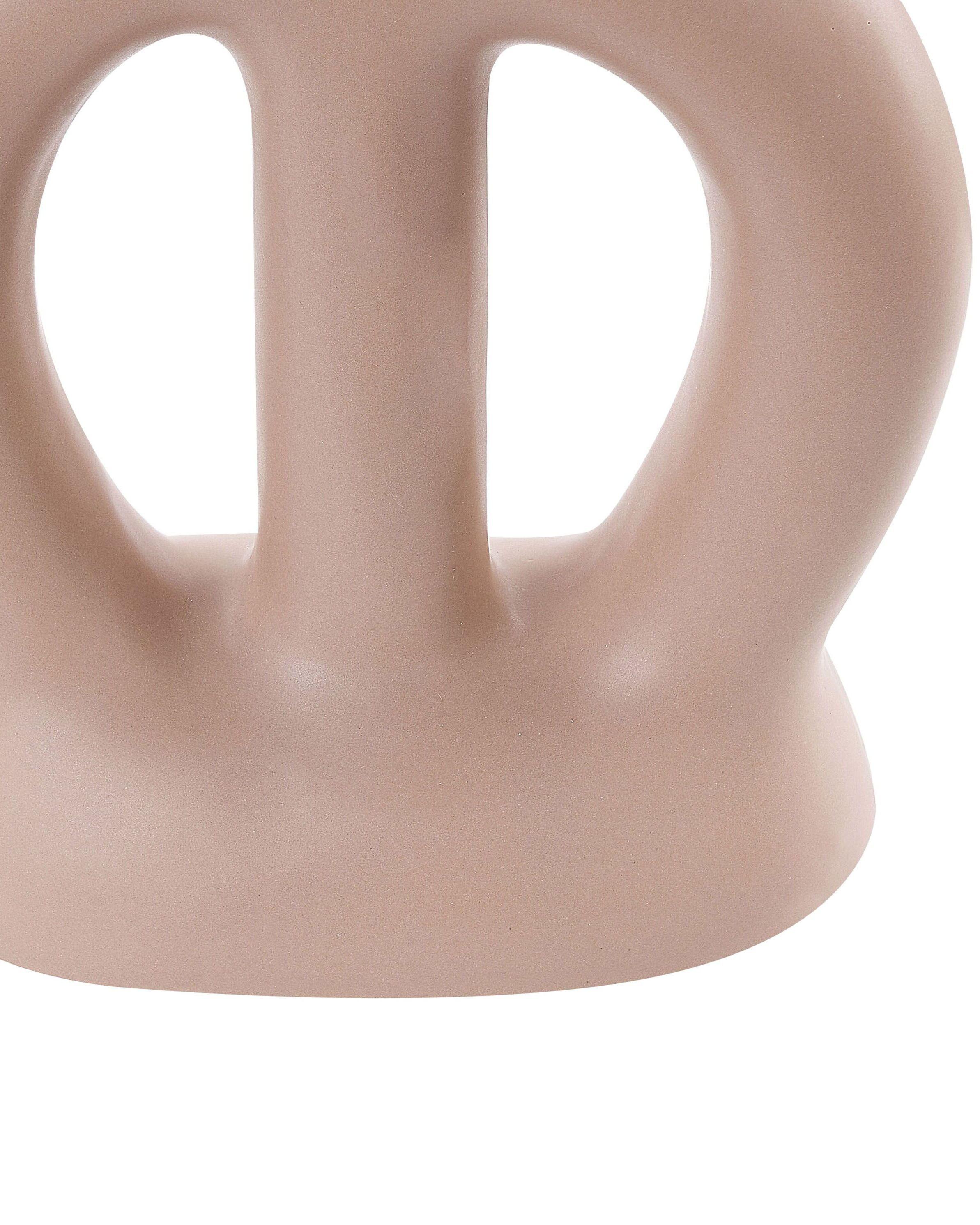 Beliani Vase à fleurs en Porcelaine Moderne KOZANI  