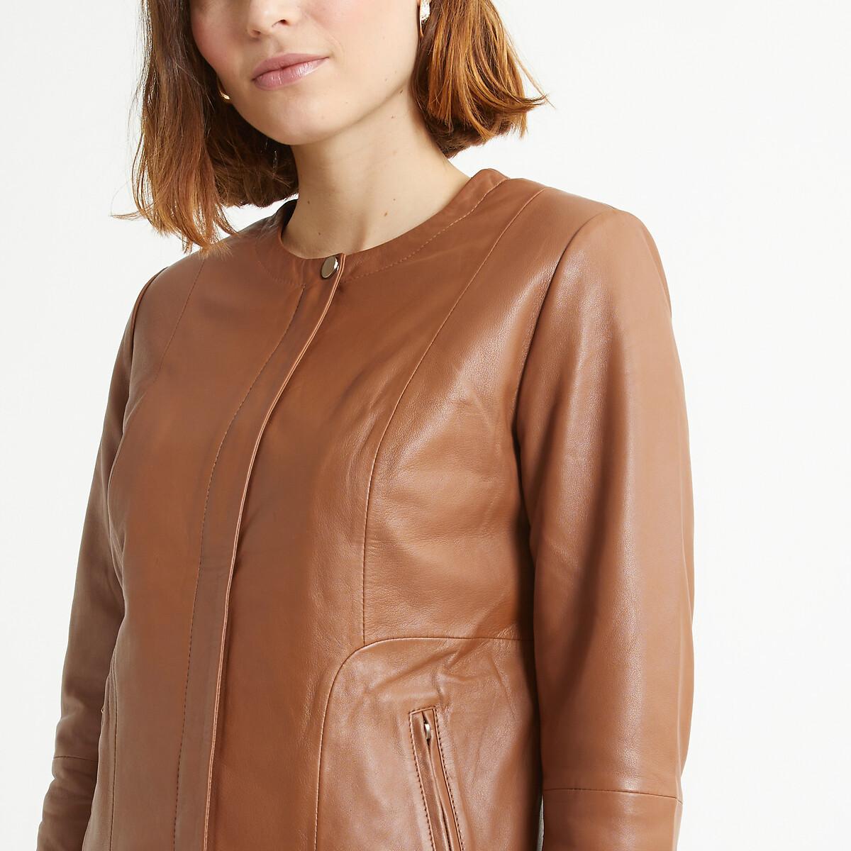 La Redoute Collections Blouson corto in pelle di pecora  