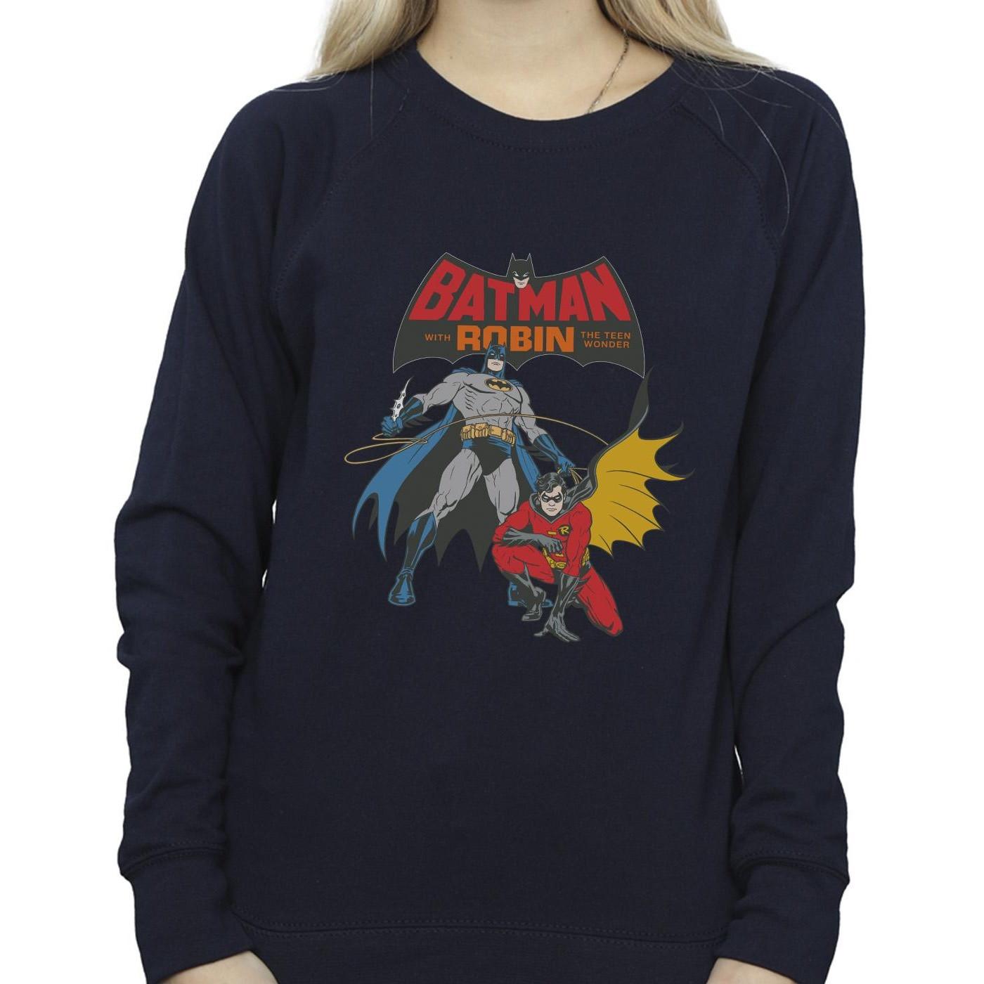 DC COMICS Batman con Robin The Teen Wonder Felpa  