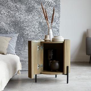 Tikamoon Nachttisch aus Mindiholz Lou  