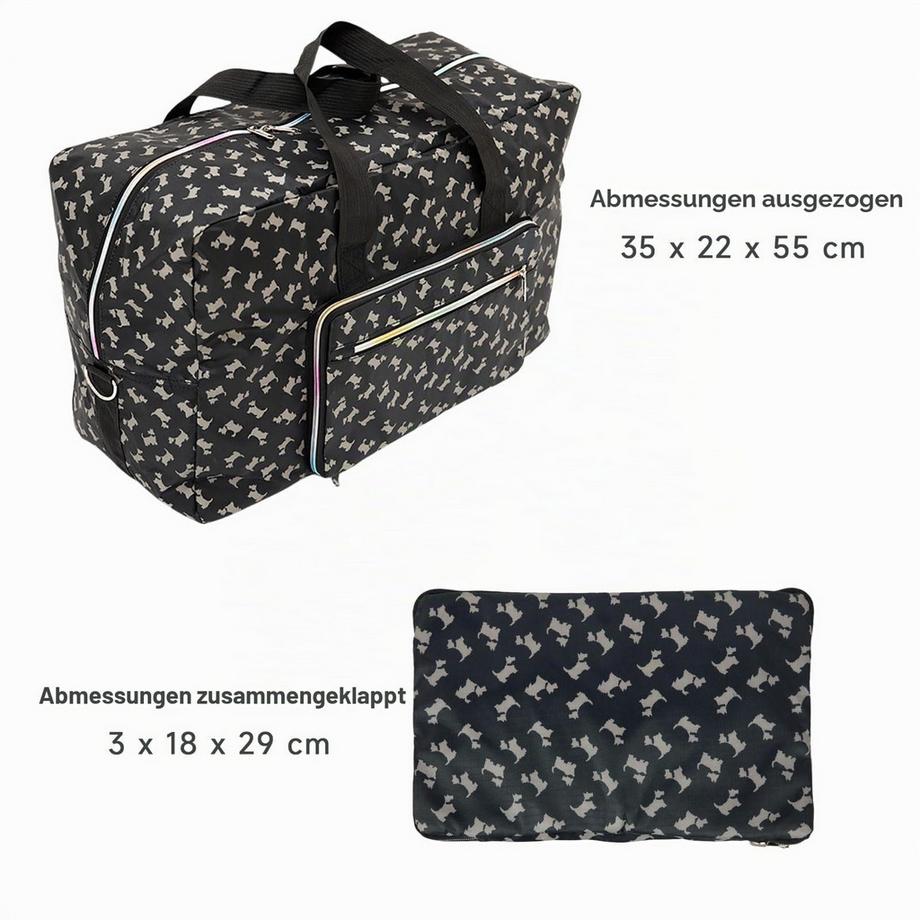 Only-bags.store Borsa da Viaggio Pieghevole con Tracolla  