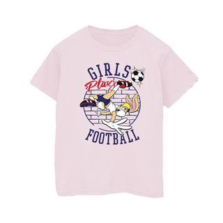 LOONEY TUNES Girls Play Football T-Shirt  