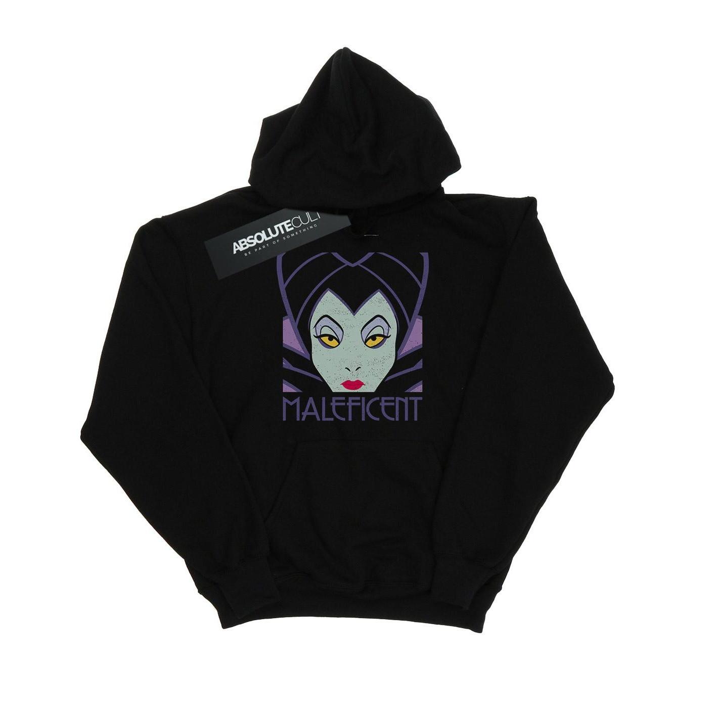 Disney  Maleficent Cropped Head Kapuzenpullover 
