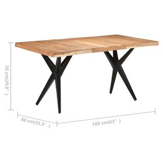 VidaXL Table de salle à manger bois  