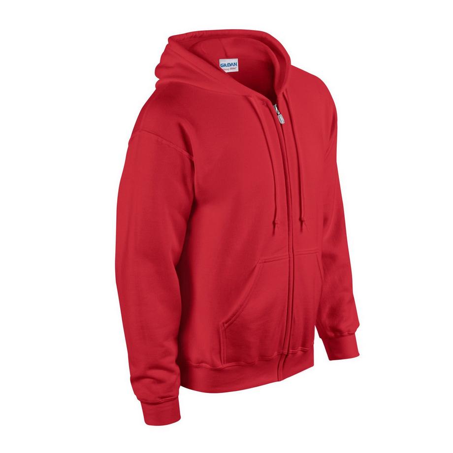 Gildan Hoodie Mit Durchgehendem Reißverschluss  