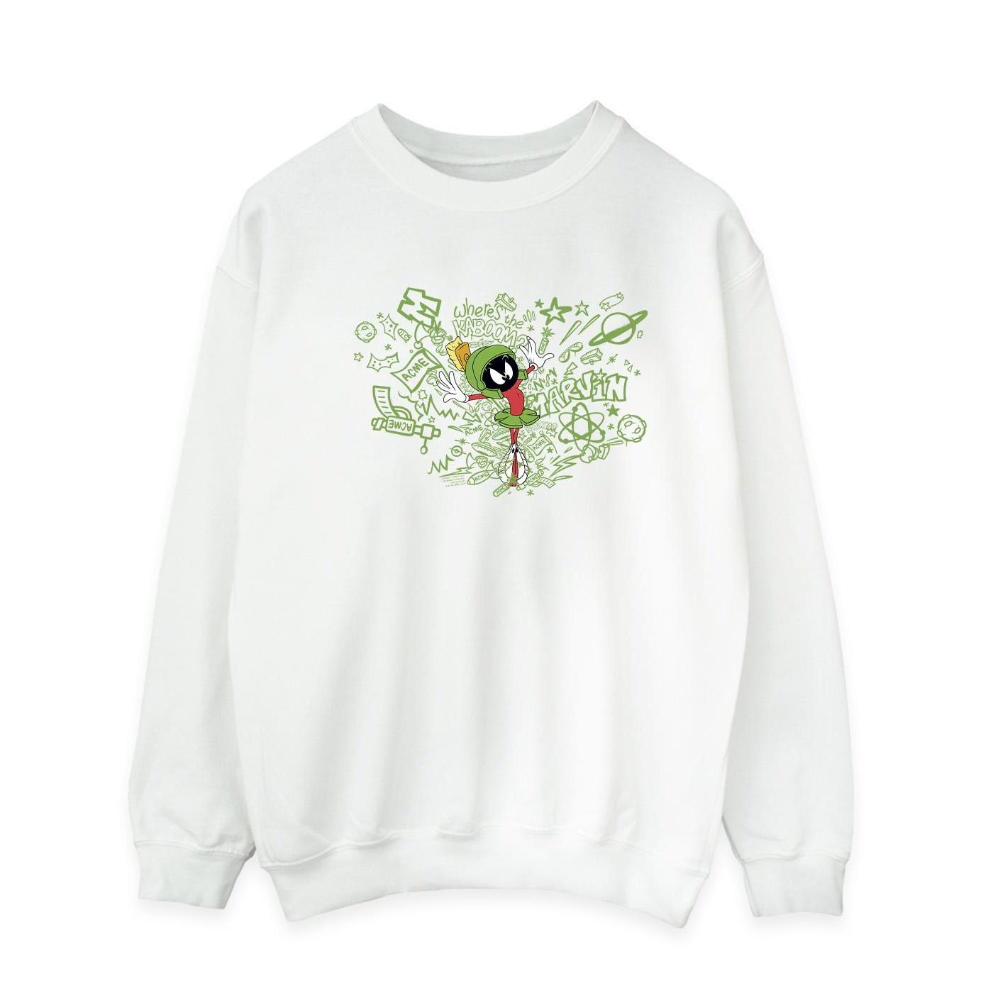 LOONEY TUNES  ACME Doodles Marvin Martian Sweatshirt 