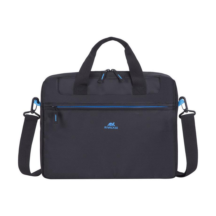 RIVACASE  Borsa per laptop da 14” a 2 scomparti con tracolla rimovibile 