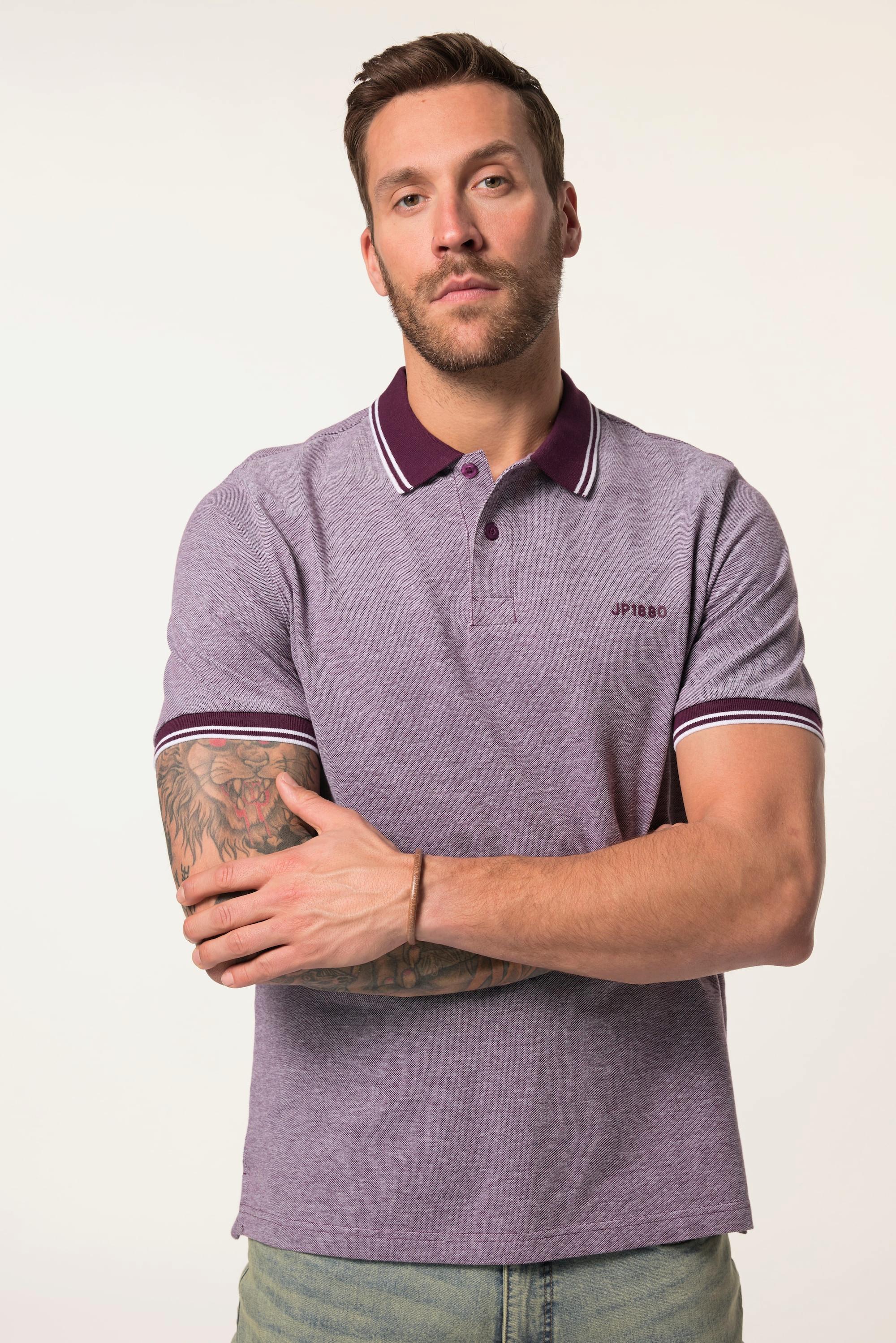 JP1880 Piqué Halbarm Poloshirt  