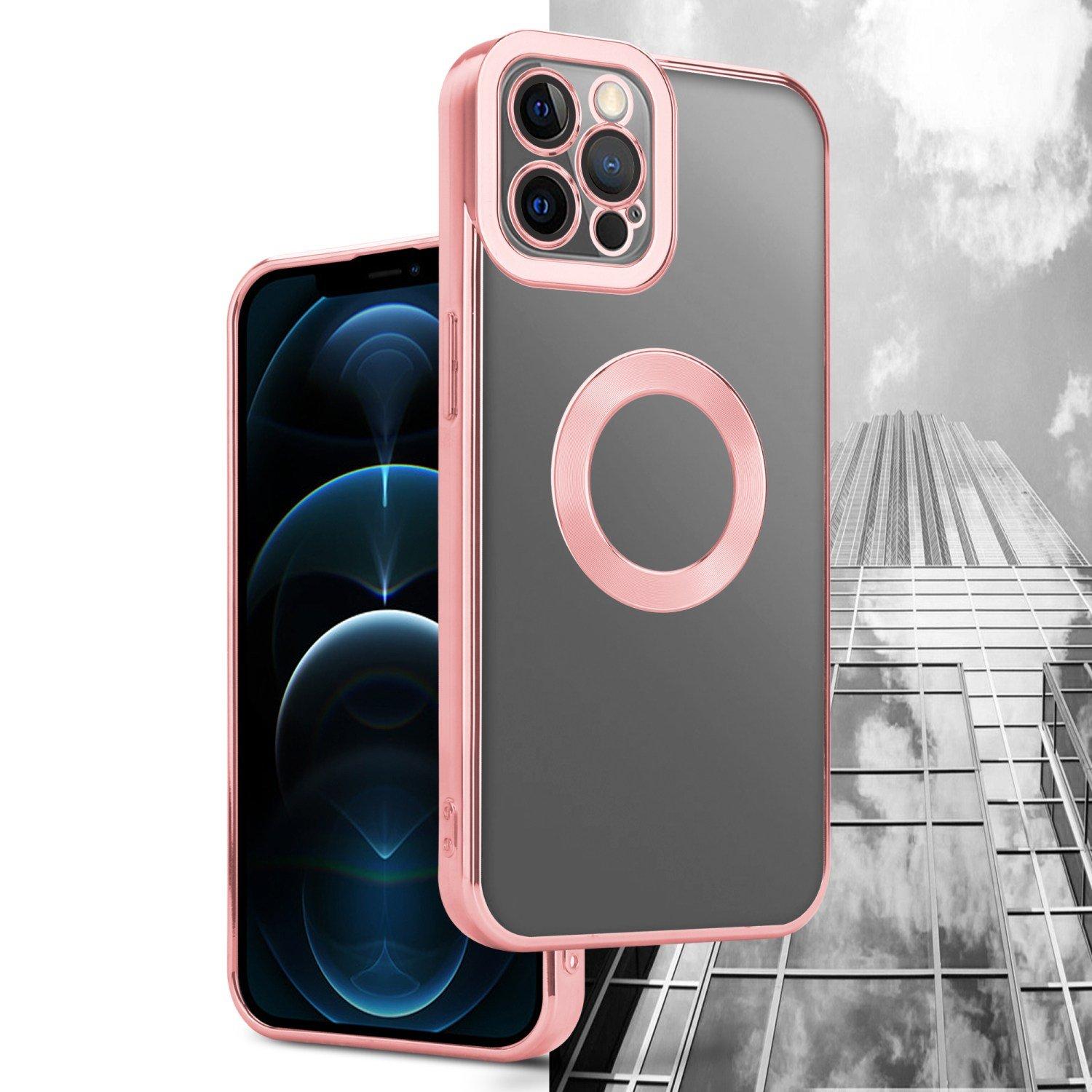 Cadorabo  Housse compatible avec Apple iPhone 12 PRO - Coque de protection en silicone TPU flexible avec application Chrome 