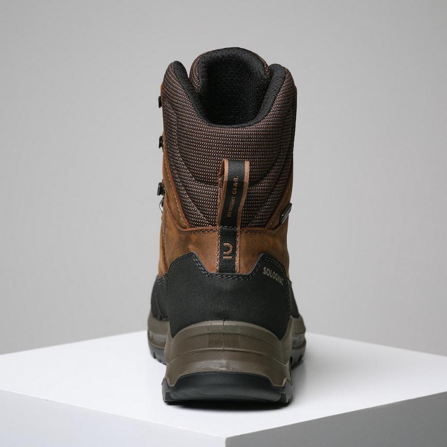 SOLOGNAC  Scarpe sportive caccia impermeabili pelle 