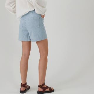 La Redoute Collections  Gestreifte Jeans-Shorts 