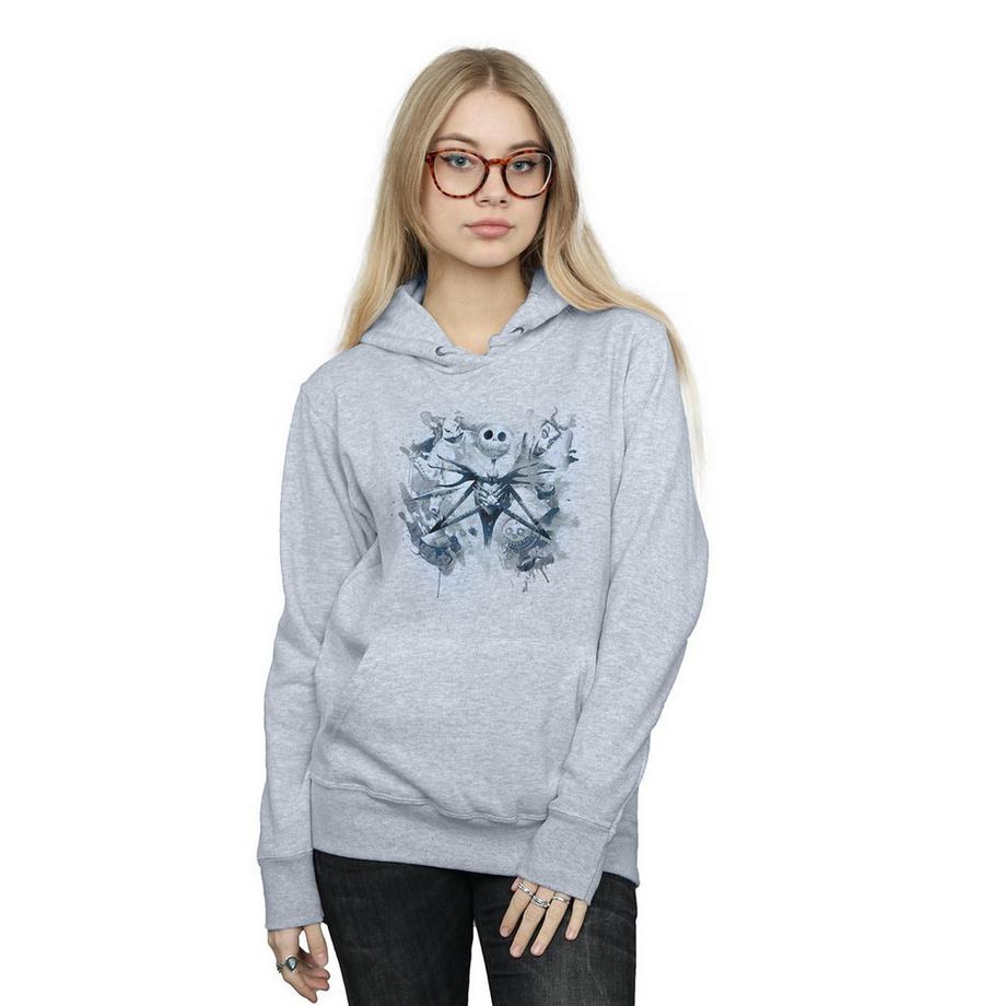 Disney Nightmare Before Christmas Paint Spray Carers Felpa con cappuccio  