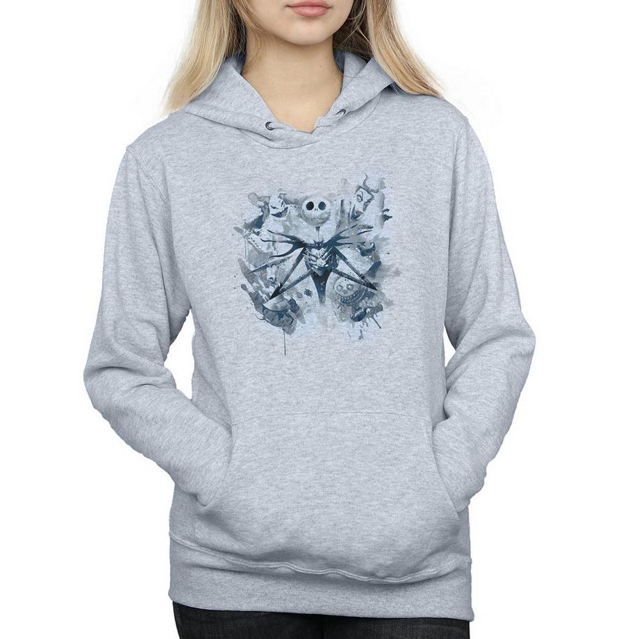 Disney Nightmare Before Christmas Paint Spray Carers Felpa con cappuccio  