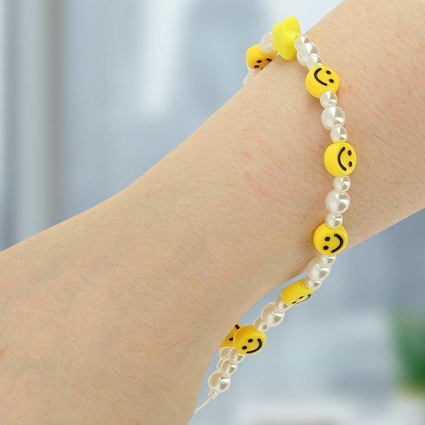 Avizar  Bracciale Telefono Smile Bianco 