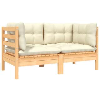 VidaXL 2-sitzer gartensofa kiefernholz  