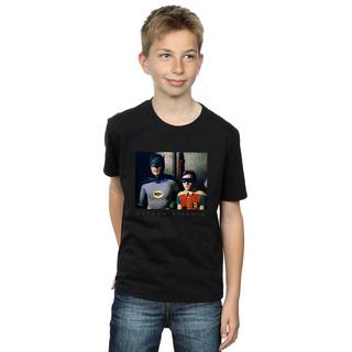 DC COMICS  Batman TV Series Dynamic Duo Photograph TShirt 