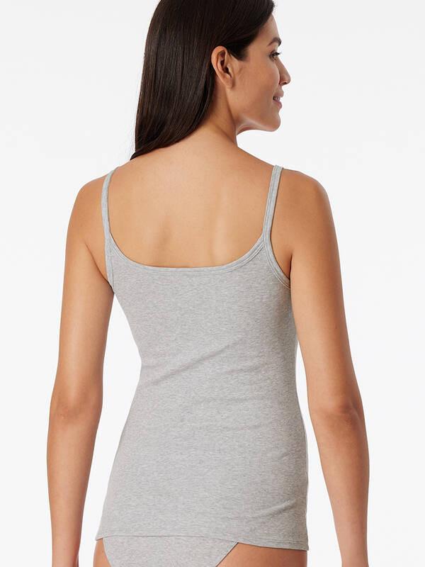 Schiesser Pure Rib Top Spaghetti  