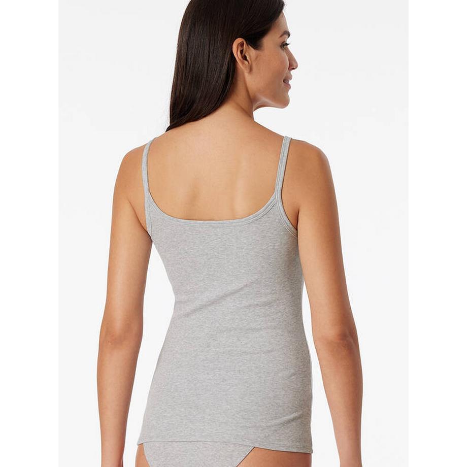 Schiesser Pure Rib Top Spaghetti  