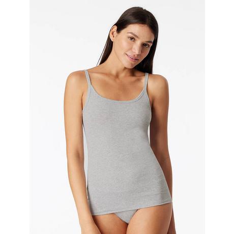 Schiesser Pure Rib Top Spaghetti  