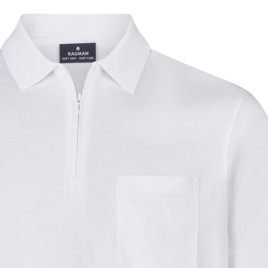 Ragman Basic Polo avec Fermeture Éclair  