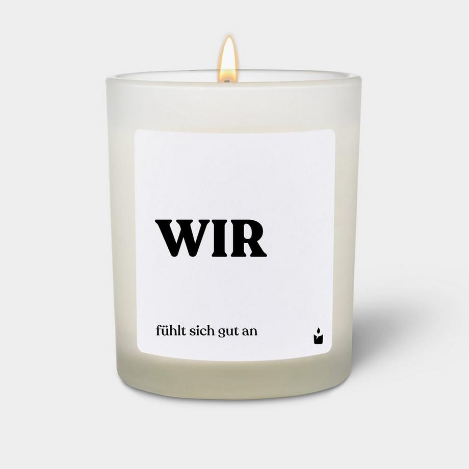 Duftkerze Woody Wir. Fühlt sich gut an.