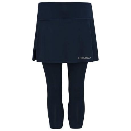 Head  Club 3/4 Collant Skort W bleu foncé 