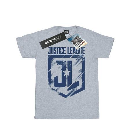 DC COMICS  Tshirt JUSTICE LEAGUE MOVIE INDIGO LOGO 