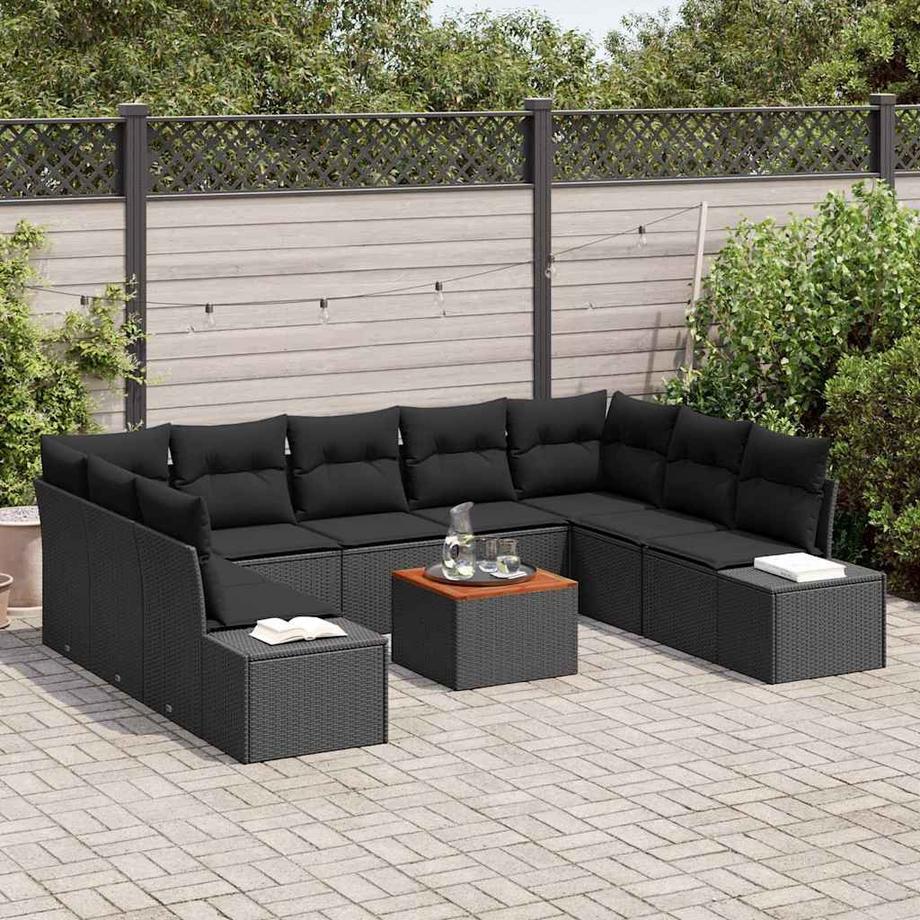 VidaXL Garten-sofa poly-rattan  