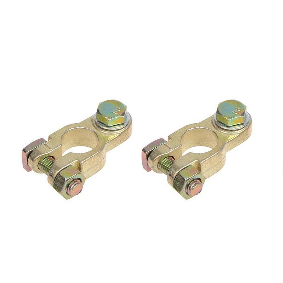 Pricenet  Batteriepolklemmen-Set (+) und (-) mit Bolzen im Blister 