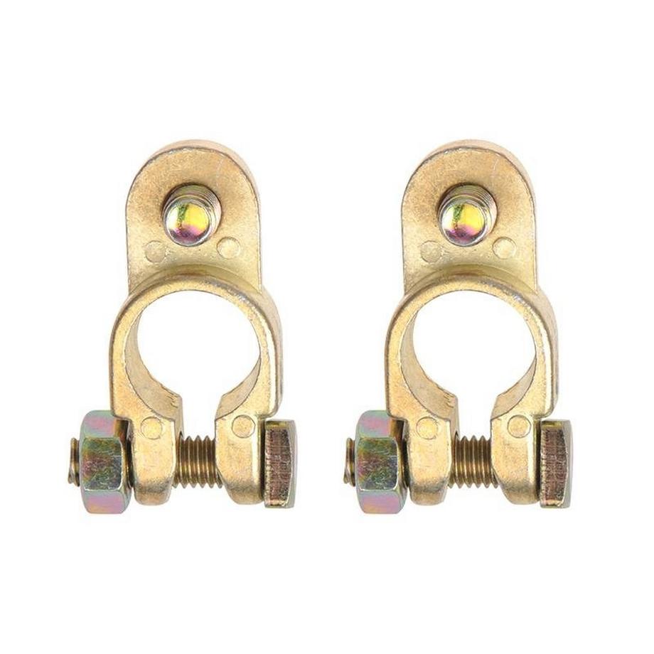 Pricenet  Batteriepolklemmen-Set (+) und (-) mit Bolzen im Blister 