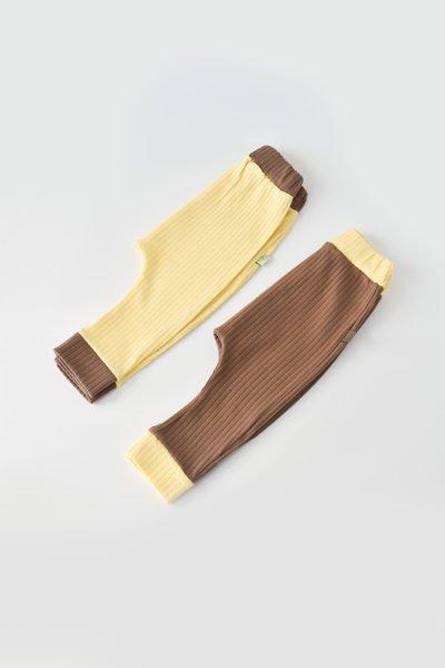 BabyCosy Organic  Pantalon, 2 Pack 