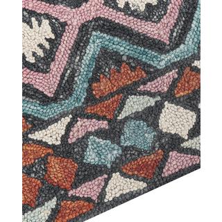 Beliani Teppich aus Wolle Klassisch HAYMANA  