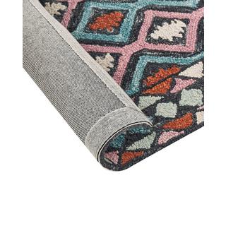 Beliani Teppich aus Wolle Klassisch HAYMANA  