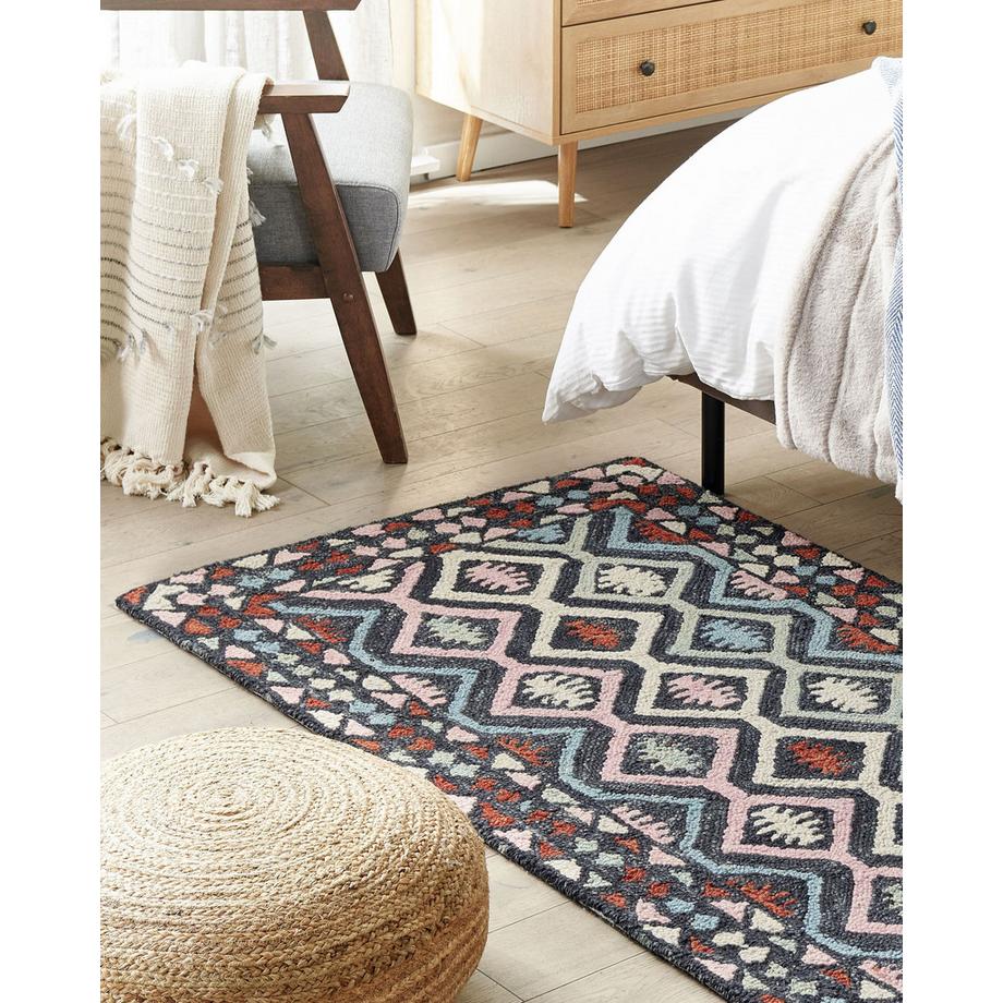 Beliani Tappeto en Lana Classico HAYMANA  