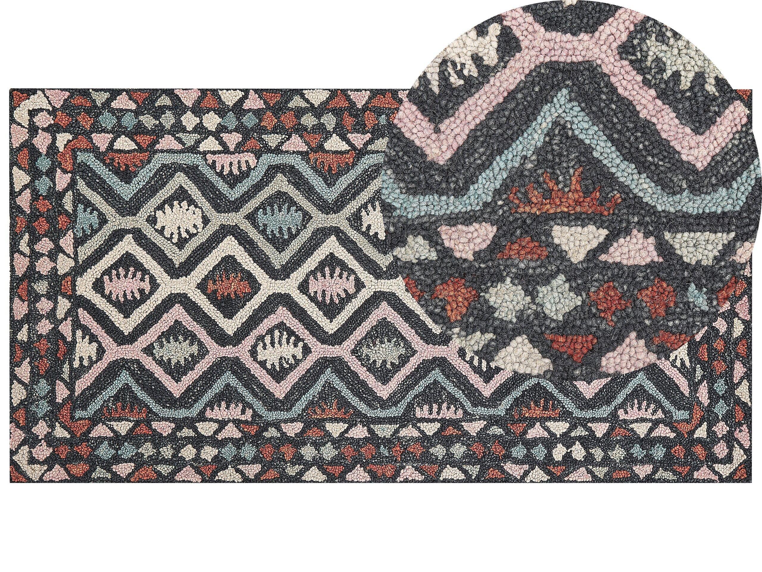 Beliani Tapis en Laine Traditionnel HAYMANA  