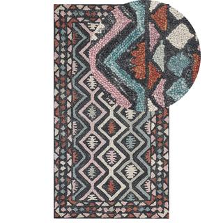 Beliani Teppich aus Wolle Klassisch HAYMANA  