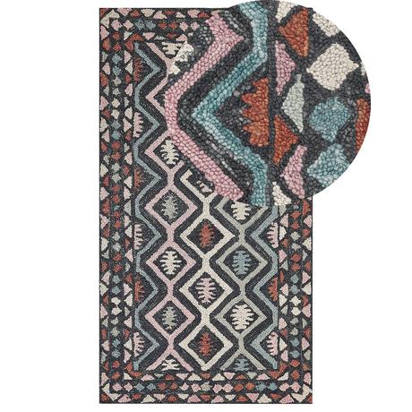 Beliani Teppich aus Wolle Klassisch HAYMANA  