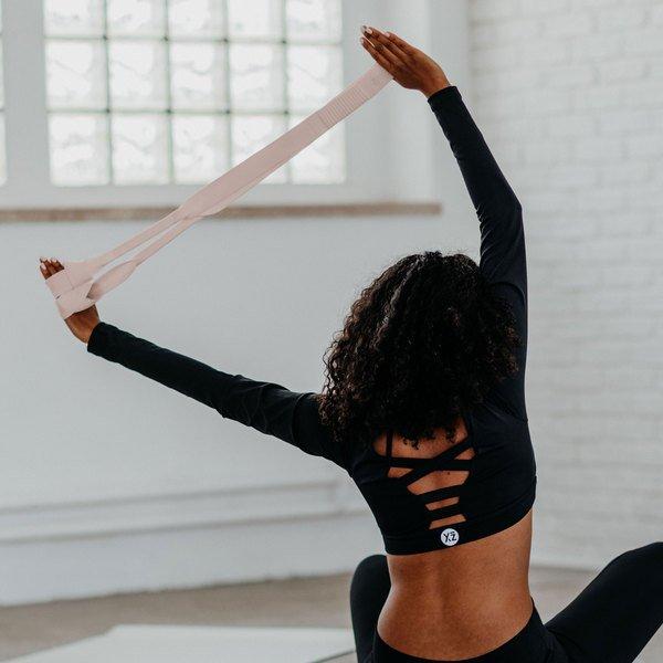 YEAZ  MOVE UP Sangle & tapis de yoga - shy blush 