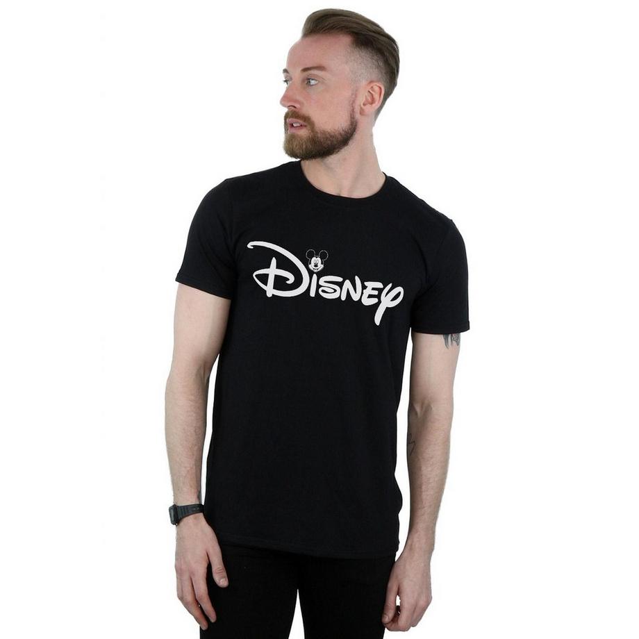 Disney Logo T-Shirt Stampata  