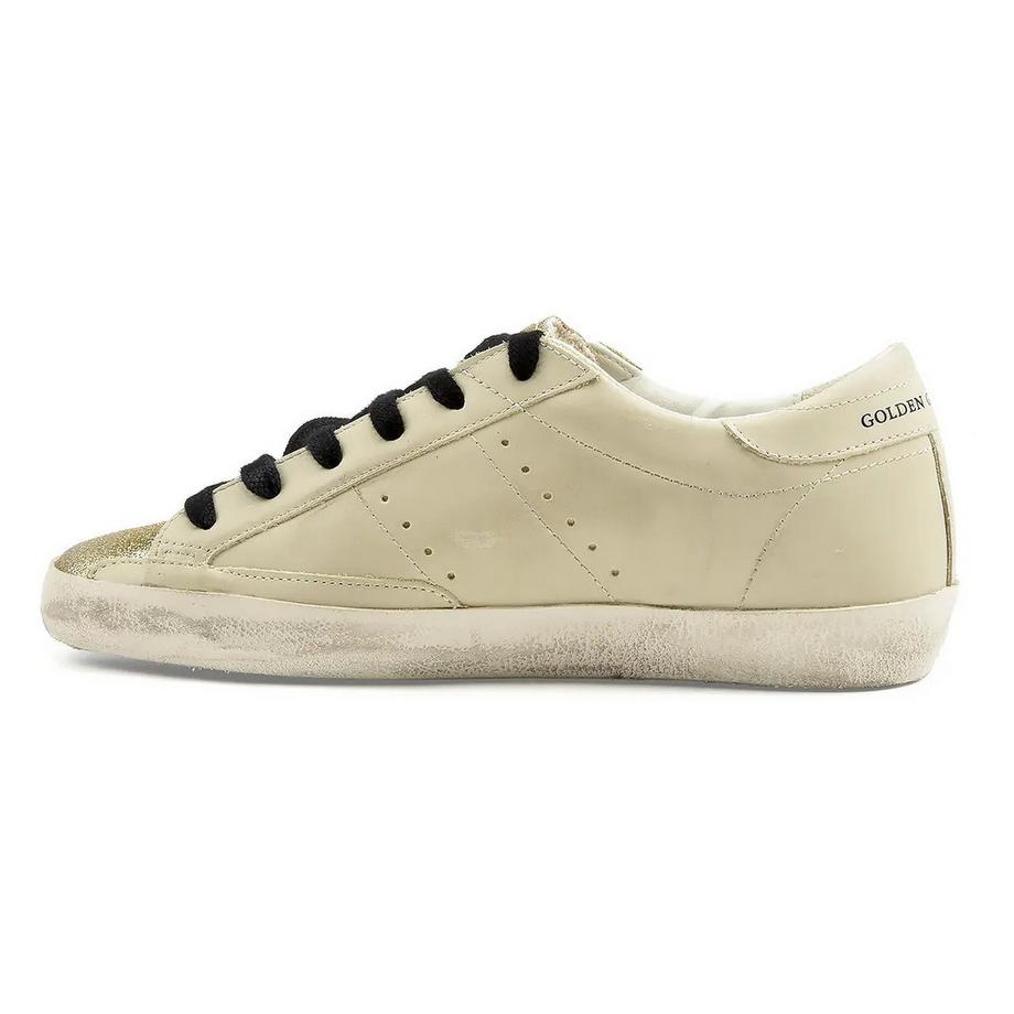 golden goose Super-Star Sneaker mit Leopardenmuster Stern  