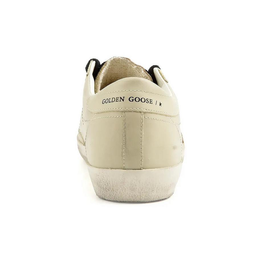 golden goose Super-Star Sneaker mit Leopardenmuster Stern  