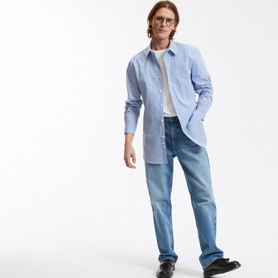 La Redoute Collections Slim Fit Gestreiftes Hemd  
