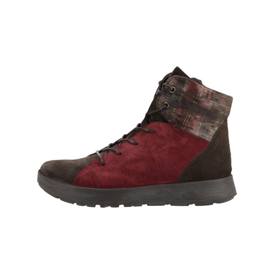 Think Schnürstiefelette mit Seitlichem Reißverschluss  