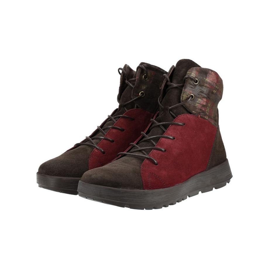 Think Schnürstiefelette mit Seitlichem Reißverschluss  