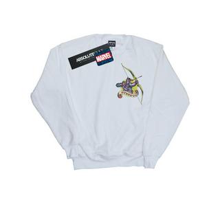 MARVEL  Hawkeye Tattoo Breast Print Sweatshirt 