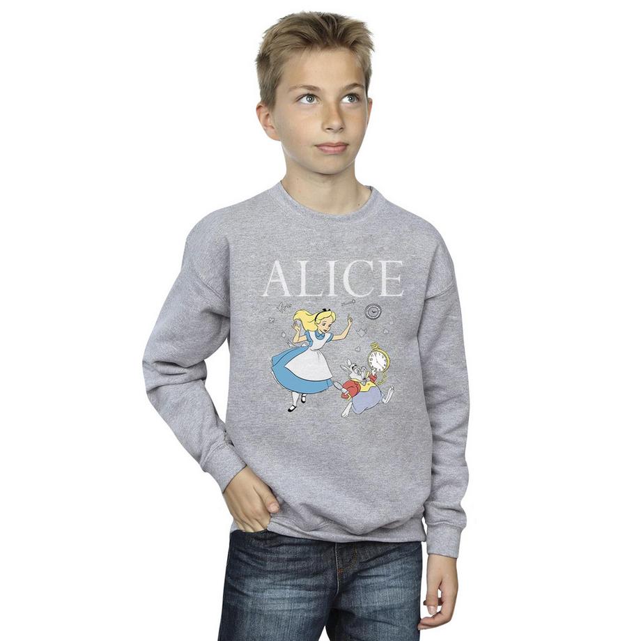 Disney  Sweat ALICE IN WONDERLAND FOLLOW THE RABBIT 